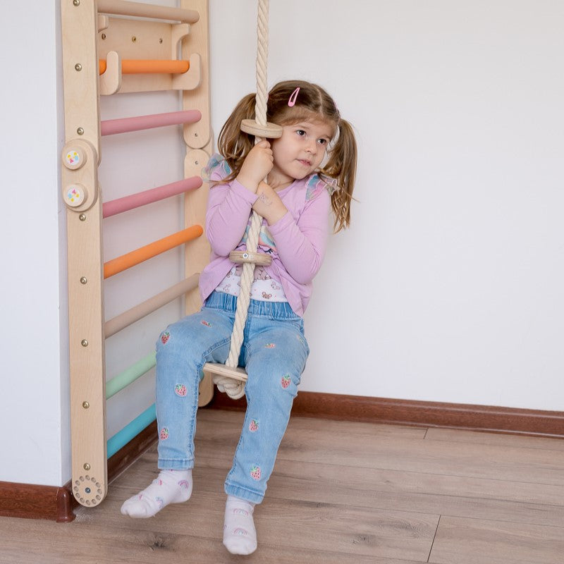 Pikler Kletterdreieck Klappbares mit Doppelseitiger Rampe
