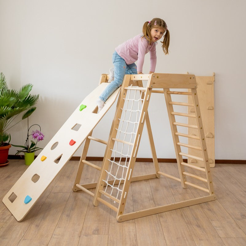 Kletterrampe aus Holz