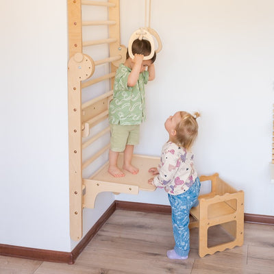 Pikler Kletterdreieck Klappbares mit Doppelseitiger Rampe