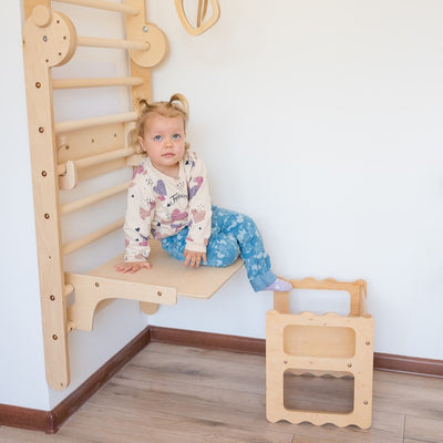 Kinderholztisch für Klappbares Pikler-Dreieck
