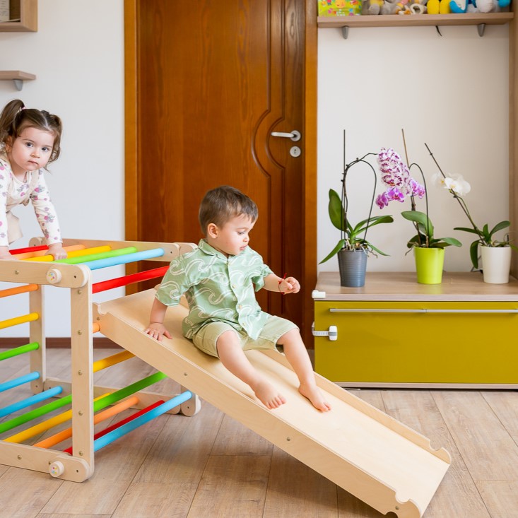 Rampe 2in1 zum Klettern und Rutschen