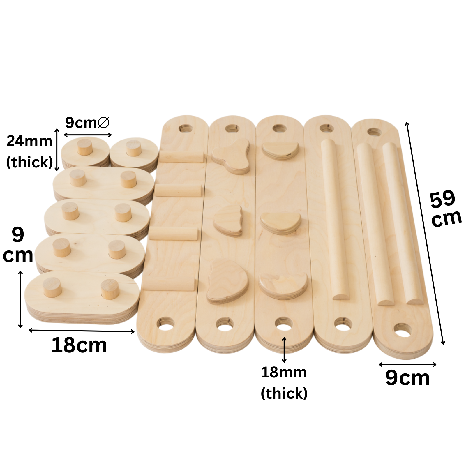 Balancierbalken-Set Wooden Magic